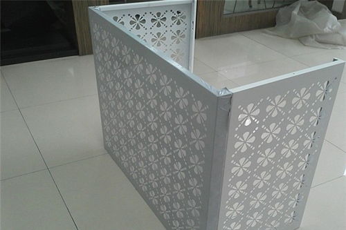 灵石铝合金室外空调罩 铝乐定制引领建筑材料新潮流